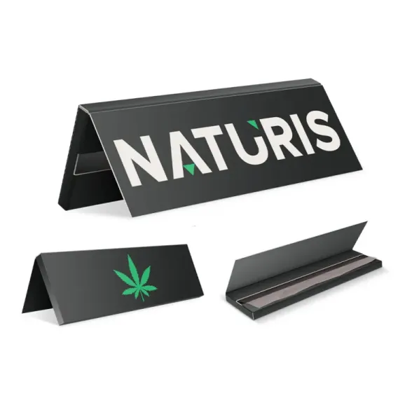 1 1/4 Quick Print Rolling Papers – Hemp or Unbleached Wood Pulp Custom 1 1/4 rolling papers with quick print branding, available in hemp or unbleached wood pulp