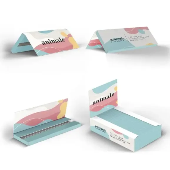 Full Custom 1 1/4 Rolling Papers – Bleached or Unbleached | Hemp, Rice, or Wood Pulp Fully custom 1 1/4 rolling papers with branded booklet and display box, available in bleached or unbleached hemp, rice, or wood pulp