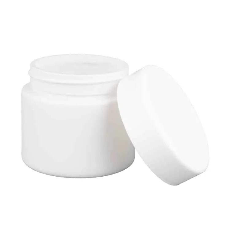 Blank white 2oz Glass Jars blank white glass jars