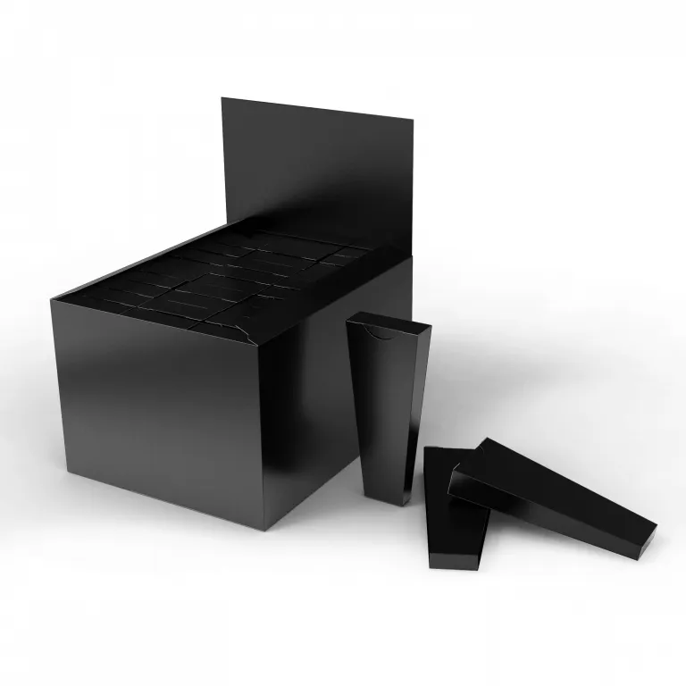 Custom Print Three Cone Pack Black Box Customizable pre-rolled cones with branded packaging, black box