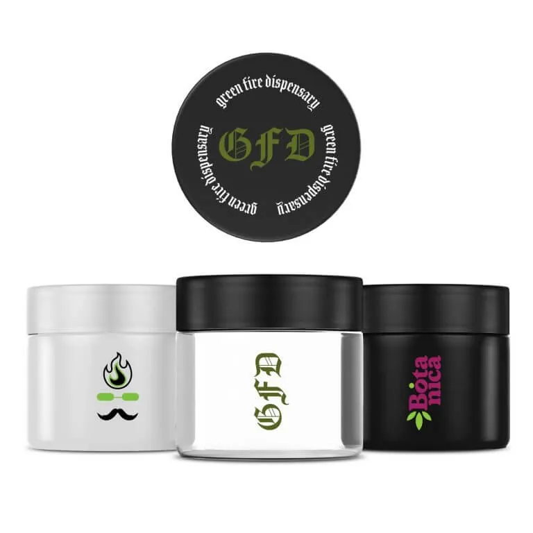 3 Oz Custom Print Glass Jars custom 3 oz glass jar