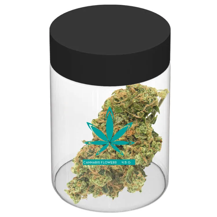 4 Oz Jar Direct Print Clear Glass 4 oz jar direcr print clear glass
