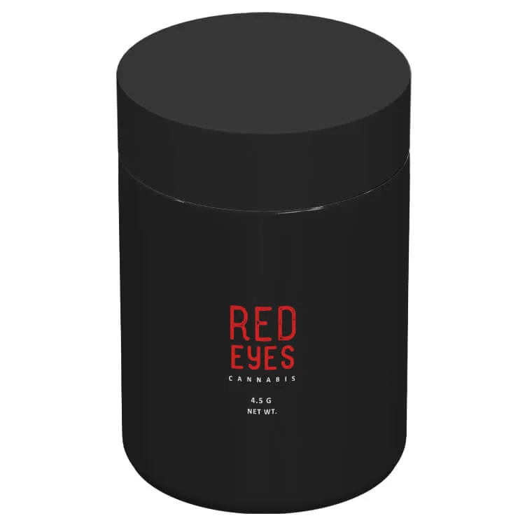 Custom 4 Oz Jar Direct Print Black Glass Custom black glass 4 oz jar with direct print