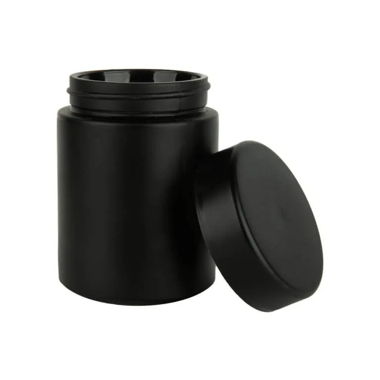 Custom 4 Oz Jar Black Glass Custom 4 oz jar, black glass