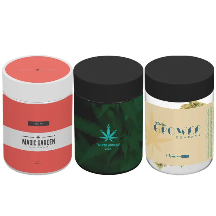 Custom 4 Oz Jars, White, Black and Clear Glass With Custom Label And Sticker Custom 4 oz jars, white, black and clear glass with custom label and sticker