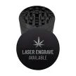 63mm Metal Grinder – Customizable 4-Piece Herb Grinder 63mm 4-piece metal cannabis grinder with custom logo printing