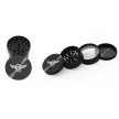 63mm Metal Grinder – Customizable 4-Piece Herb Grinder 63mm 4-piece metal cannabis grinder with custom logo printing