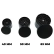 63mm Metal Grinder – Customizable 4-Piece Herb Grinder 63mm 4-piece metal cannabis grinder with custom logo printing