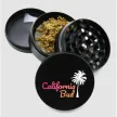 63mm Metal Grinder – Customizable 4-Piece Herb Grinder 63mm 4-piece metal cannabis grinder with custom logo printing
