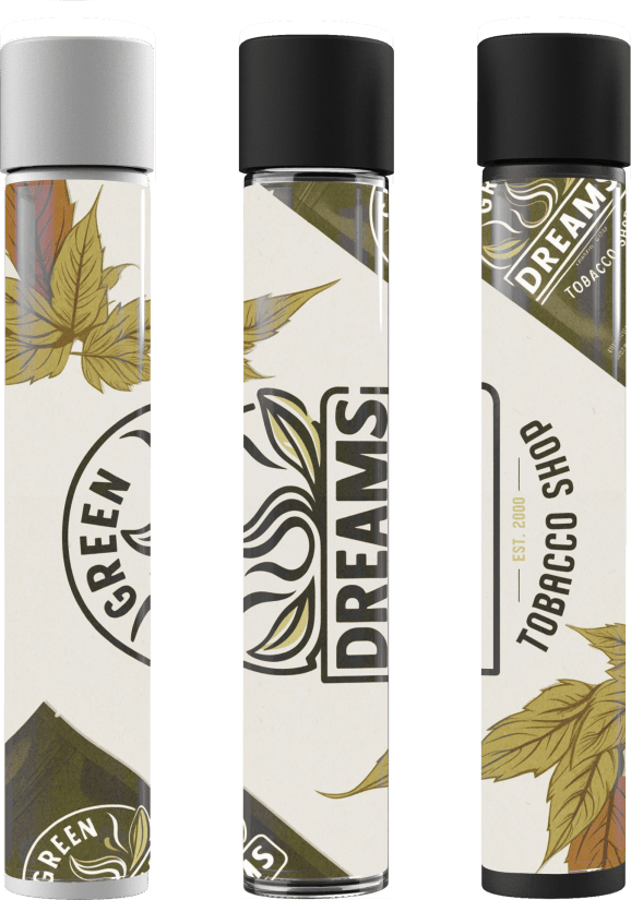 Glass Tubes With Label Sticker Print Glass tubes with label sticker print
