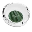 Custom Clear Glass Ashtray Full Color Print Custom clear glass ashtray with full color print
