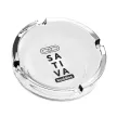 Custom Clear Glass Ashtray With Logo Clear custom glass ashtray with logo