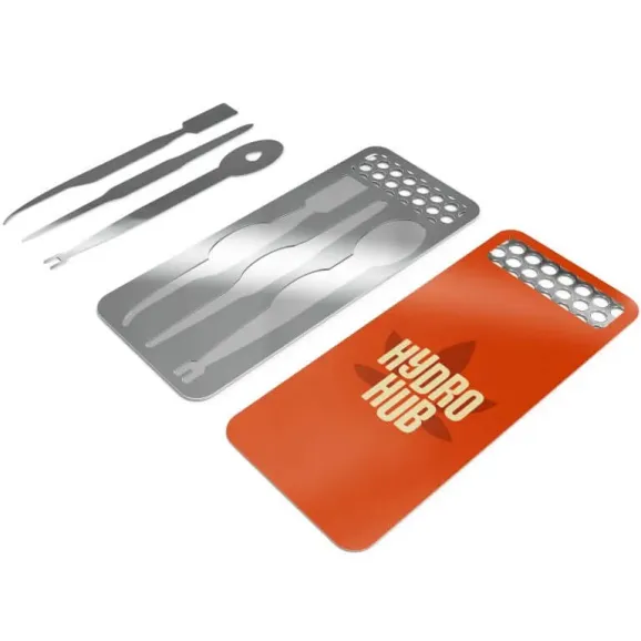 Custom Dabit Card 3 Piece Full Color Customizable multi-tool dabit cards with different branding examples