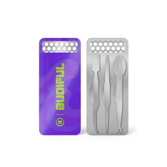 Custom Dabit Card 3 Piece Full Color Logo Print Customizable multi-tool dabit cards with full color logo print