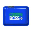 Custom LED Glow Rolling Tray – 11" x 8.5" with Multi-Color Lighting custom LED rolling tray 11" x 8.5" LED glow blue rolling tray with full-color logo and multi-color lighting for branded smoking accessories