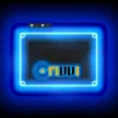 Custom LED Glow Rolling Tray – 11" x 8.5" with Multi-Color Lighting Custom 11" x 8.5" LED glow rolling tray with full-color logo and multi-color lighting for branded smoking accessories