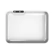 Custom LED Glow Rolling Tray – 11" x 8.5" with Multi-Color Lighting Custom 11" x 8.5" LED glow rolling white tray with full-color logo and multi-color lighting, ideal for branding and smoking accessories