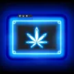 Custom LED Glow Rolling Tray – 11" x 8.5" with Multi-Color Lighting Custom 11" x 8.5" LED glow rolling tray with full-color logo and multi-color lighting for branded smoking accessories