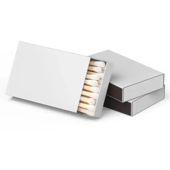 Custom Match Box White Custom white match box