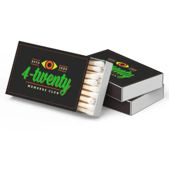Custom Match Box Black Custom black match box