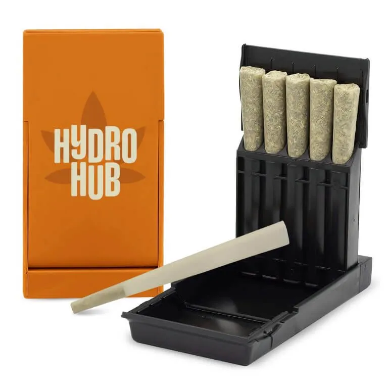 Custom Paqcase Pre Roll Pack Full Color Print Custom black paqcase pre roll pack full color print