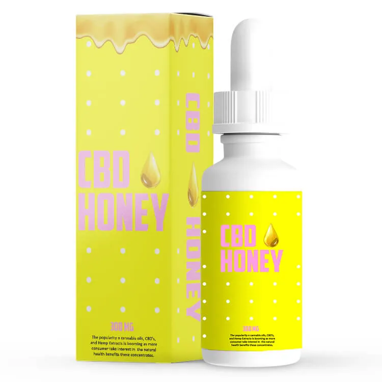 Custom White Tincture Bottle and Box Customizable white tincture bottles with custom box