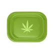 Full Custom Printed Rolling Tray – Small (7.1" x 5.5") Full custom printed 7.1" x 5.5" small metal rolling tray with edge-to-edge logo design