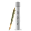 Custom Pre Roll Tube White Glass Direct Print Custom white glass pre roll tube with direct print