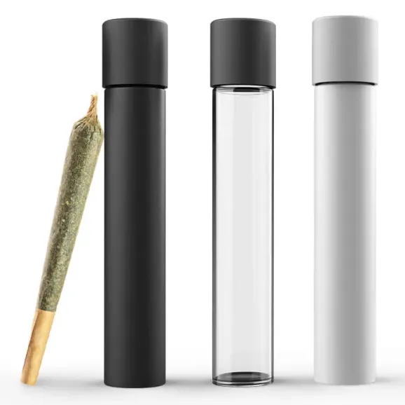 Custom Glass Pre Roll Tubes Custom glass pre roll tubes, black, clear and white glass