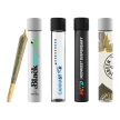 Glass Tubes With Direct Print and Sticker Print Custom Glass Pre-Roll Joint Tubes with direct print