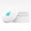 3oz Hemp Plastic Jar – Sustainable Cannabis Packaging 3oz offwhite hemp plastic jars for cannabis flower or infused edibles with custom branding