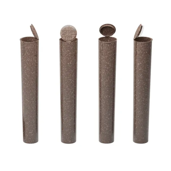 Hemp Plastic Pre-Roll Tubes – Smell-Proof Storage with Custom Print Colorful hemp pre-roll tubes with custom print options