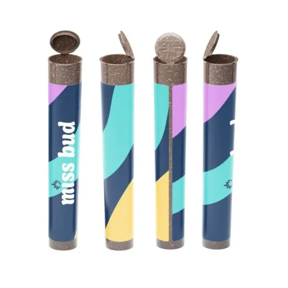 Hemp Plastic Pre-Roll Tubes – Smell-Proof Storage with Custom Print custom hemp pre-roll tube
