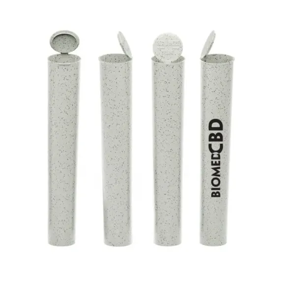 Hemp Plastic Pre-Roll Tubes – Smell-Proof Storage with Custom Print Colorful hemp pre-roll tubes with custom print options
