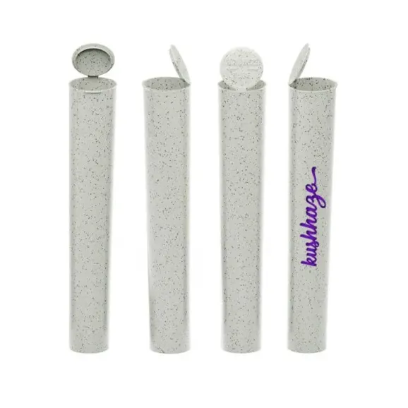 Hemp Plastic Pre-Roll Tubes – Smell-Proof Storage with Custom Print Colorful hemp pre-roll tubes with custom print options