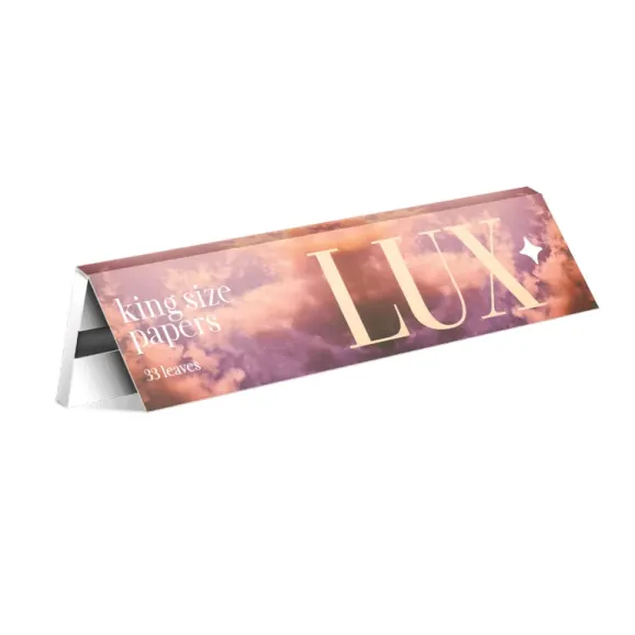 King Size Quick Print Rolling Papers – Hemp or Unbleached Wood Pulp Custom king size rolling papers with quick print branding, available in hemp or unbleached wood pulp