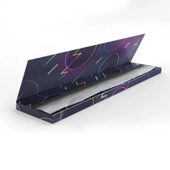 Full Custom King Size Rolling Papers – Hemp, Rice, or Wood Pulp Fully custom king size rolling papers with branded booklet and display box, available in hemp, rice, or wood pulp