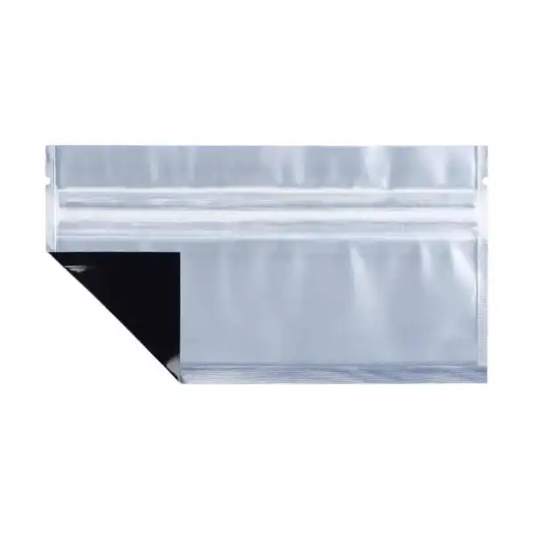 Pre Roll Mylar Barrier Bags 5.75 x 2.88 Clear and Black Pre roll mylar barrier bags 5.75" x 2.88" clear and black