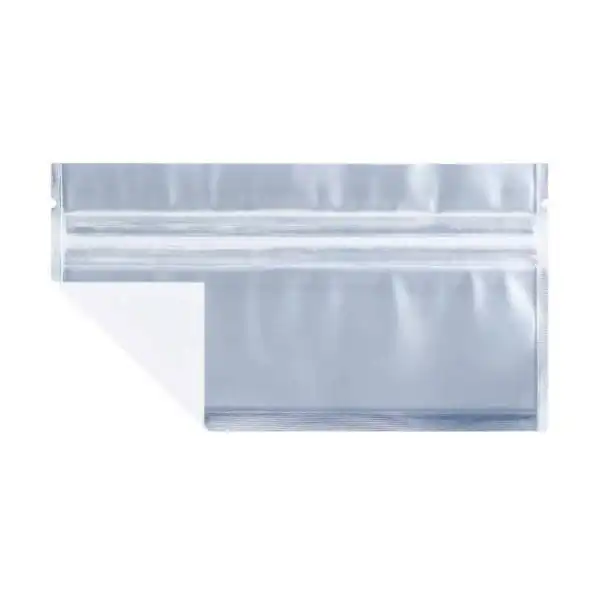 Pre Roll Mylar Barrier Bags 5.75 x 2.88 Clear and White Pre roll mylar barrier bags 5.75" x 2.88" clear and white