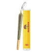 Custom Pre Roll Tube 116mm With Label Custom plastic white pre roll tube 116mm with label print