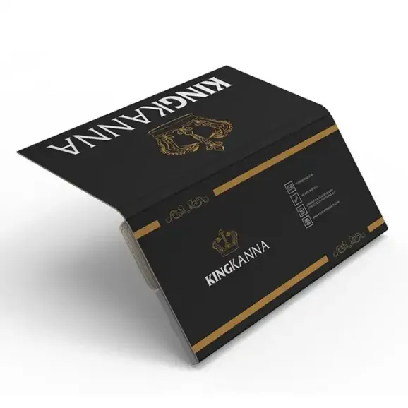 Full Custom King Size Rolling Papers with Tips – Hemp, Rice, or Wood Pulp Full custom king size rolling papers with built-in tips and branded retail box, available in hemp, rice, or wood pulp