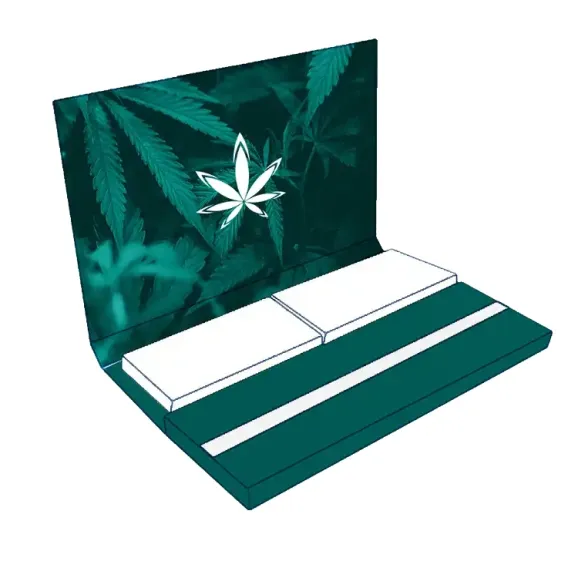 Full Custom King Size Rolling Papers with Tips – Hemp, Rice, or Wood Pulp Full custom king size rolling papers with built-in tips and branded retail box, available in hemp, rice, or wood pulp