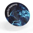 custom silicone dab mat with a full color logo Custom circle dab mat 8" with full color logo