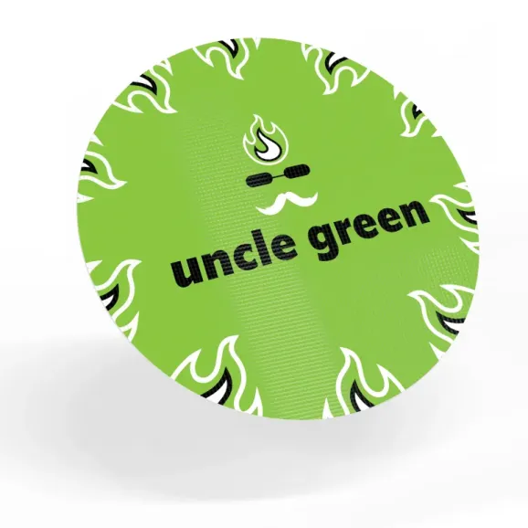 Custom logo dab mats Branded round dab mat 8" for concentrate oils