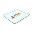 Custom Glass Rolling Tray – Small Shatter Resistant (7.1" x 5.5") Custom 7.1" x 5.5" small glass rolling tray, shatter-resistant with full-color logo printing