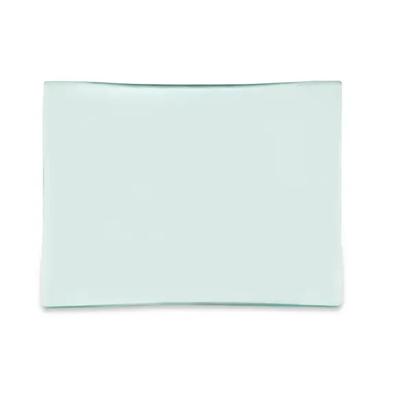 Custom Glass Rolling Tray – Small Shatter Resistant (7.1" x 5.5") Custom 7.1" x 5.5" small glass rolling tray, shatter-resistant with full-color logo printing