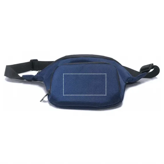 Custom Smell Proof Waist Pack Blue Custom blue smell proof waist pack