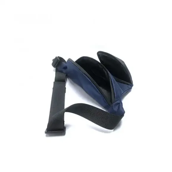 Custom Smell Proof Waist Pack Blue Custom blue smell proof waist pack