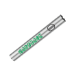 Weed Vape Pen Battery Silver With a Logo Custom silver cannabis vape battery with logo