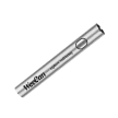Weed Vape Pen Battery Silver With a Logo Custom silver cannabis vape battery with logo